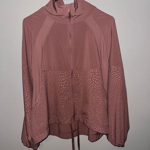 Lightweight pink lululemon jacket